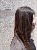 ピンクベージュブラウン。オージュアトリートメント