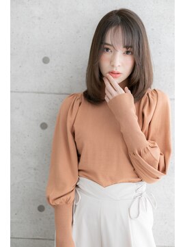 ミック 日暮里店(miq) ミストバングで抜け感ニュアンス内巻きワンカールb1