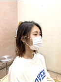ミディアムゆる巻きパーマ