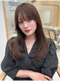 髪質改善＊くびれヘア斜めバング＊美髪【Zina 高槻】