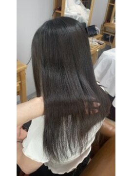 ロア 福岡天神本店(LORE) ツヤ感ブルーブラック