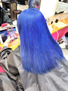 スターリバー(STAR RIVER) 派手髪　ブルー