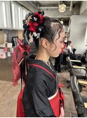 【立川CRES吉岡俊】卒業式アレンジ　リボンアレンジ　一束
