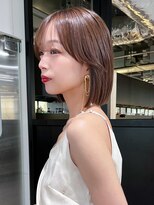 アイティーバイアルバム 藤沢店(IT by ALBUM)&nbsp;くびレイヤーエモージュ美髪グレージュカラー_ba480791