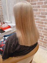 コーエン(cowen)&nbsp;アッシュベージュ☆ハイトーンで肌映えダブルカラーセミディ