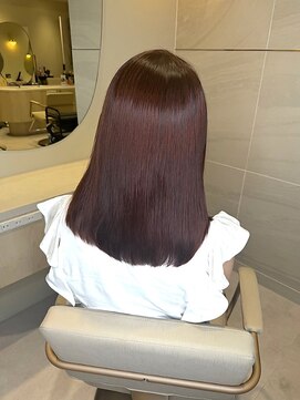 ミズチャーム(Ms.CHARM) デザインカラー/ストレート/ロング/ブリーチなしダブルカラー