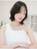 韓国風暗髪ボブ★