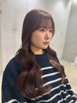 アッシュ 高幡不動店(Ash) 韓国ヘア髪質改善ブリーチなしダブルカラーラベンダーピンク