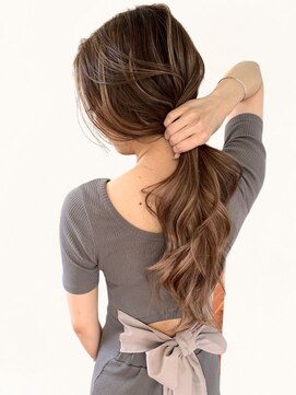 ジルブラン 横浜関内(JIL BLAN) ハイライトバレイヤージュダブルカラーケアプリーチ30代40代