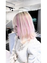 ファイブバイジエクト 堀江(FIVE by The Ect) ホワイト×ペールピンク