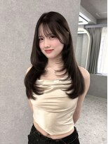 ボタン ハカタ(VOTAN hakata)&nbsp;【韓国/小山田】博多/天神/レイヤー/センター分け/ロング/前髪