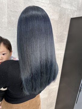 スキル 水戸(SKILL) アッシュブラック/トリートメントストレート