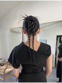 ミニウルフレイヤーカット顔周り前髪韓国ショートボブ/新宿