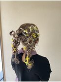 お花ツインテール