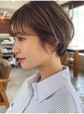熊本 ショート ショートアレンジ 丸みショート 前髪カット Arisa