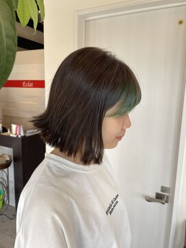 エクラ(Eclat) 外はねインナーカラー