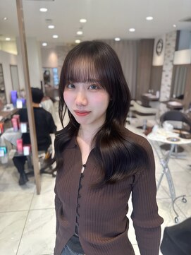 アッシュ 新杉田店(Ash) ツヤのあるレイヤーカット×髪質改善カラー