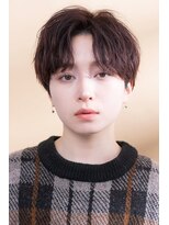 オーシャントーキョー 渋谷(OCEAN TOKYO) シャドウパーマツーブロックアッシュブラウン刈り上げマッシュ