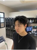ダウンパーマ　ニュアンスパーマ　センターパート