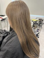 ランソ(RUNSO)&nbsp;髪質改善ストレート×サンドベージュ