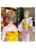 浴衣着付＋ヘアセット