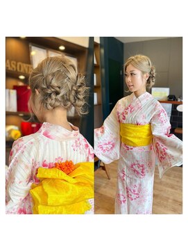 アズワン(As:one) 浴衣着付+ヘアセット