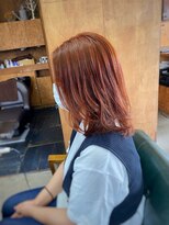 コモレビ(komorebi)&nbsp;【山本智文】オレンジベージュレイヤーカット