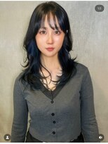 リア(Li'a)&nbsp;インナーカラー＋ネイビー＋透明感