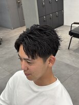 オーバルバイアピッシュ(OVARL by apish) センターパート/かきあげヘア/ツイスパ／緩めツイスパ