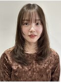 ミディアムレイヤー/韓国ヘア