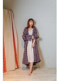 赤と紫のミックスカラー