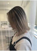 ハイライトバレイヤージュダブルカラーケアブリーチ20代30代40代