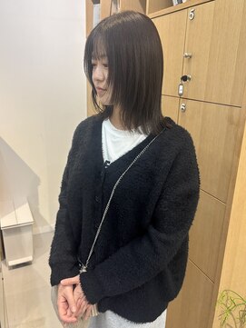 ルブランヘアギャラリー(Le blanc hair gallery) オリーブアッシュ × 顔まわりレイヤー