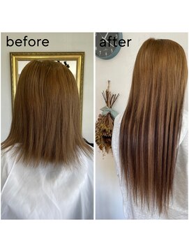 プルエクステ/ダイヤモンド毛質52cm（長さおへそ位）100本