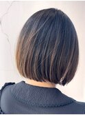 切りっぱなしボブ