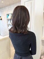 キャアリー(Caary)&nbsp;福山市美容院Caary ツヤ感たっぷり深みブラウンカラー 30代 40代