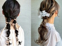 リグ ヘアアンドデザイン(LiG hair&design)の雰囲気（卒入学式やハレの日などのお出かけアレンジもお任せください！）