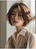 ショートボブ×東川口×ハイライト×リッチカラー
