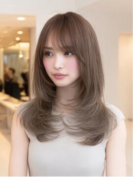 ダル 渋谷/表参道(DAL.) ハッシュカットミディアムレイヤーシャギー韓国ヘア