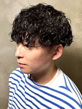 ディスイズバーバーサード(THIS IS BARBER 3rd) マッシュ スパイラルパーマ メンズパーマ 刈り上げ ツーブロック