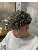 【メンズパーマ/メンズメッシュ/ホワイトメッシュ】