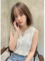 ケイト(kate)&nbsp;〔kate 大宮〕ミルクティーブラウン×内巻きボブスタイル