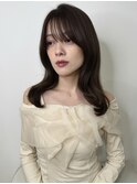ワンホンレイヤー/ミルクティーブロンド/ダークブルー/新川崎