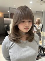 アース 高円寺店(HAIR & MAKE EARTH)&nbsp;ミルクティーグレージュ〔@x__xrn03 〕