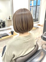 ヘアアンドメイク 心座(hair&make)&nbsp;髪質改善カラー×丸みボブ