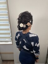 美容室こころ お祭りのヘアスタイル