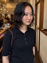 モク 大阪梅田店(MOK)&nbsp;【伸ばしながら楽しむ！】ボブパーマ