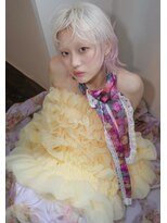 バイブ(Vibe)&nbsp;white blonde × pale pink