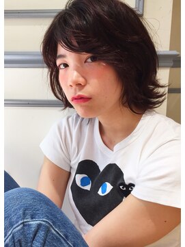 ネオリーブアイム 横浜西口店(Neolive aim) Neolive aim 外ハネ暗髪ショート