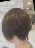 大人可愛い30代・40代・50代◎ショートボブ アースカラー